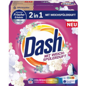 Стиральный порошок Dash Color Effective 2в1, 50 стирок, 3 кг